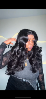 24” SDD Jenny bounce Virgin hair  300g 5by5 lace  Chestnut brown VERY SOFT TEXTURE - Image 4