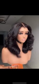 Luxury raw donor bounce  12” 250gram 5by5 hd lace  Ready to wear