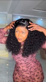 Luxury SDD bundle made pixie  18” 5by5 lace 250gram  Super double drawn  Ready to wear - Image 4