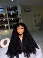 26” SDD water curly 5by5 lace